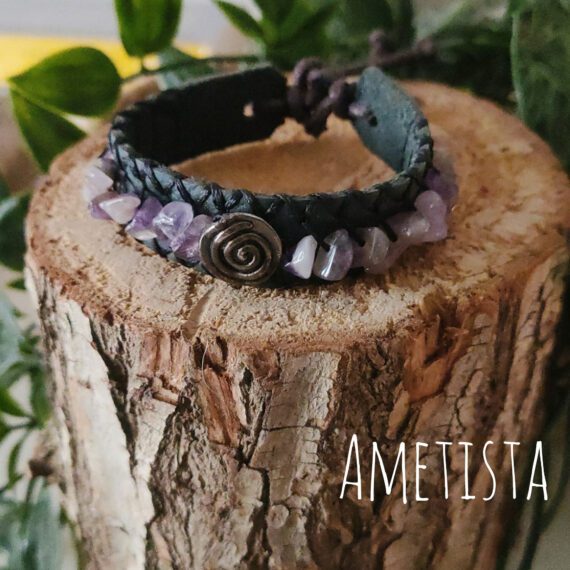 Bracciali in Cuoio e Pietre