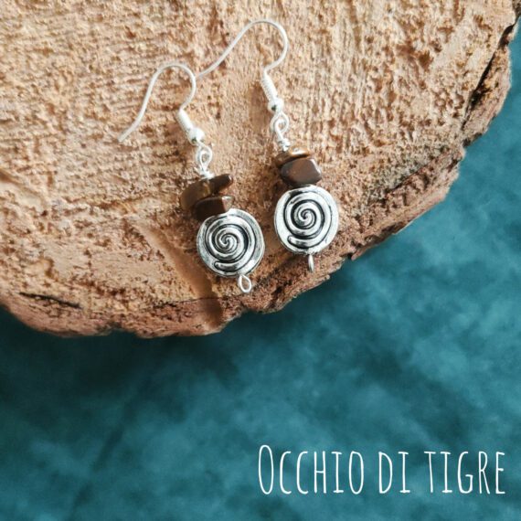 Orecchini di Pietre argentati