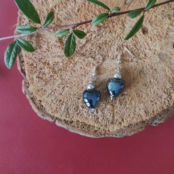 Orecchini Cuore di Ceramica