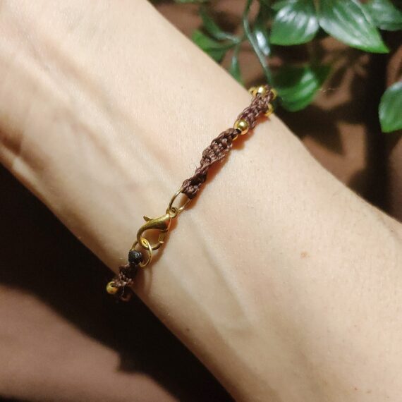 Braccialetti Basic "Gold" in Macramè