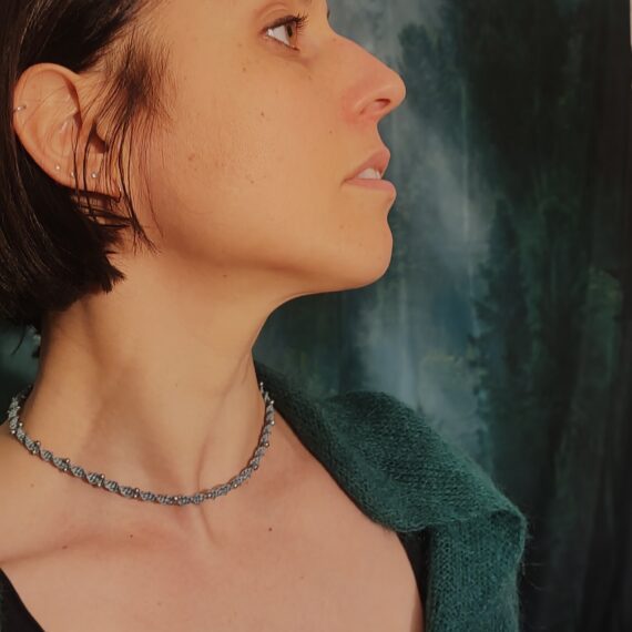 Girocolli Silver in Macramè